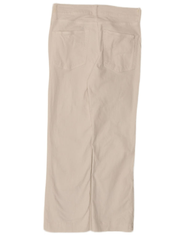 Zara Γυναικείο Cropped Jeans EU 38 Small W28 L26 White