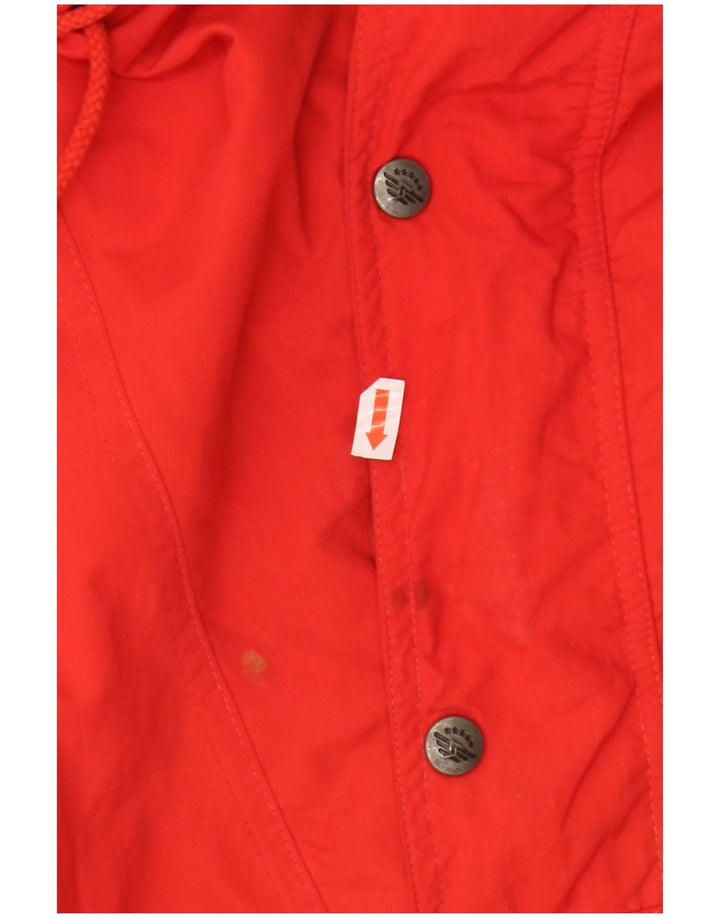 SCHAEFER Ανδρικό μπουφάν Anorak με κουκούλα Gore-Tex UK 44 2XL κόκκινο πολυαμίδιο