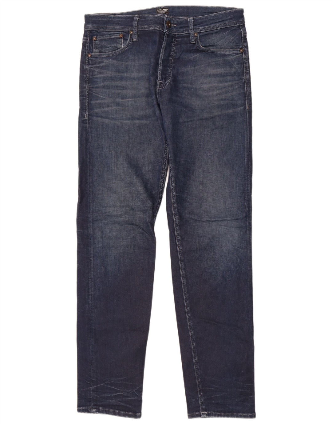 Jack & Jones Ανδρικό Slim Jeans W32 L34 Μπλε βαμβακερό