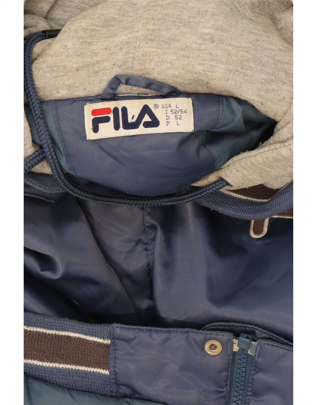 Ανδρική φόρμα γραφικής φόρμας Fila Top Jacket Large Navy Blue Colourblock