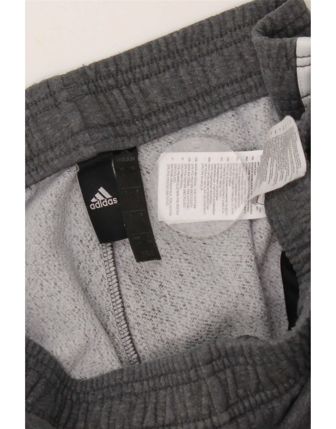 Ανδρική φόρμα Adidas Παντελόνι Joggers Μεγάλο Γκρι Βαμβακερό