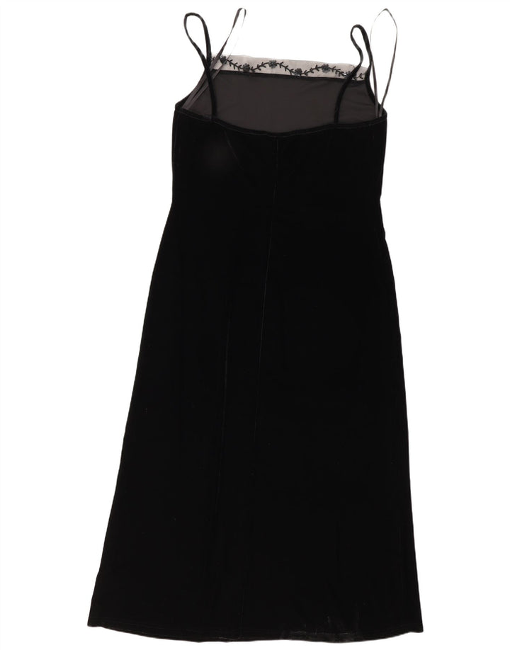 Opera By Richards Γυναικείο Αμάνικο Maxi Φόρεμα UK 16 Large Black Polyester