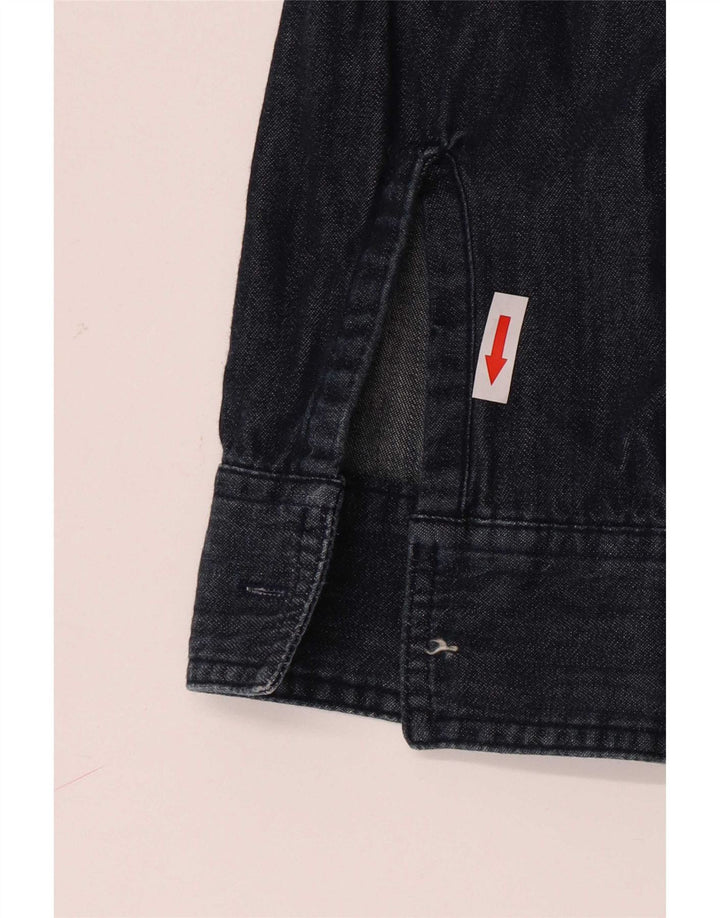 Ανδρικό τζιν πουκάμισο Levi's Large Navy Blue Cotton