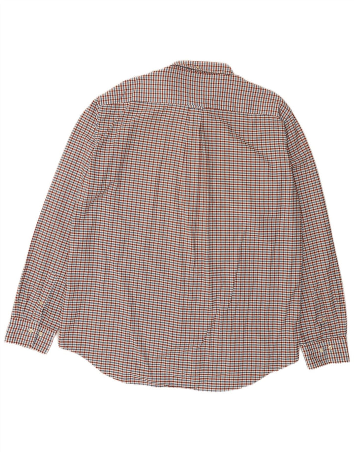 Ανδρικό πουκάμισο Gant Regular Fit Size 47/48 19 3XL Πολύχρωμο Gingham Cotton