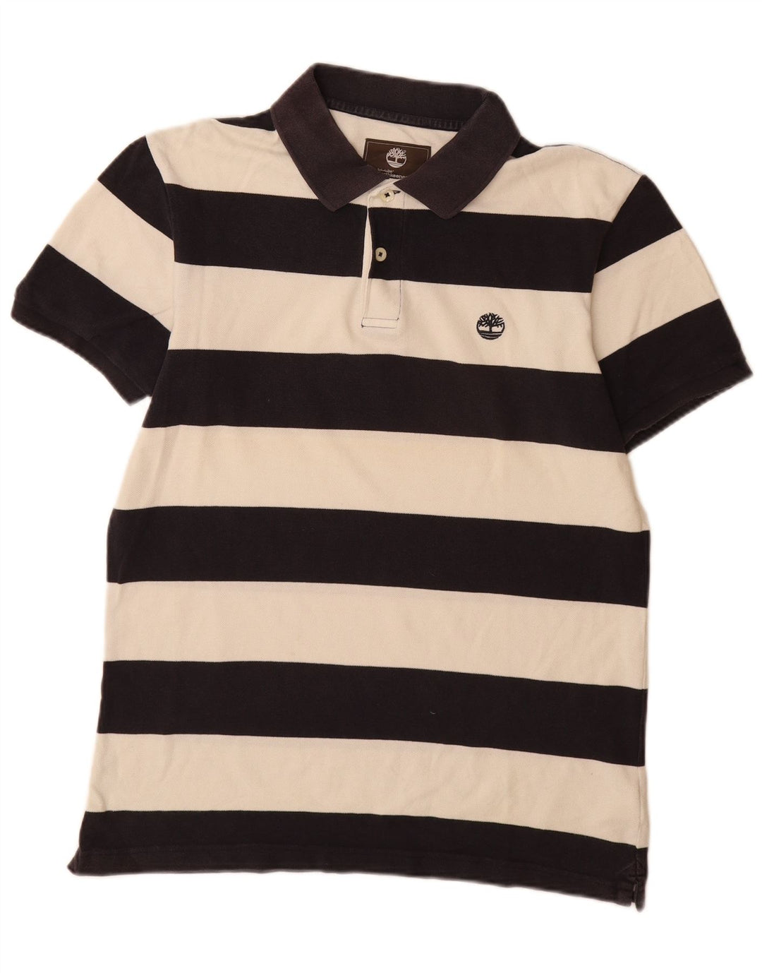 Ανδρικό πουκάμισο Timberland Earthkeepers Regular Fit Polo, μεσαίο λευκό ριγέ