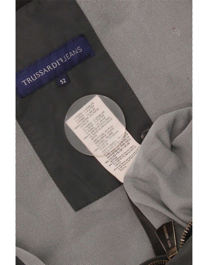 Ανδρικό μπουφάν Trussardi Jeans με κουκούλα IT 52 XL Grey Polyester