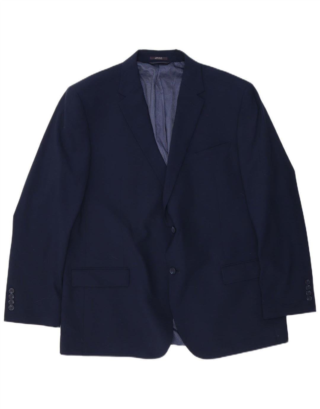 Marks & Spencer Ανδρικό σακάκι σακάκι με 2 κουμπιά UK 48 4XL Navy Blue Wool