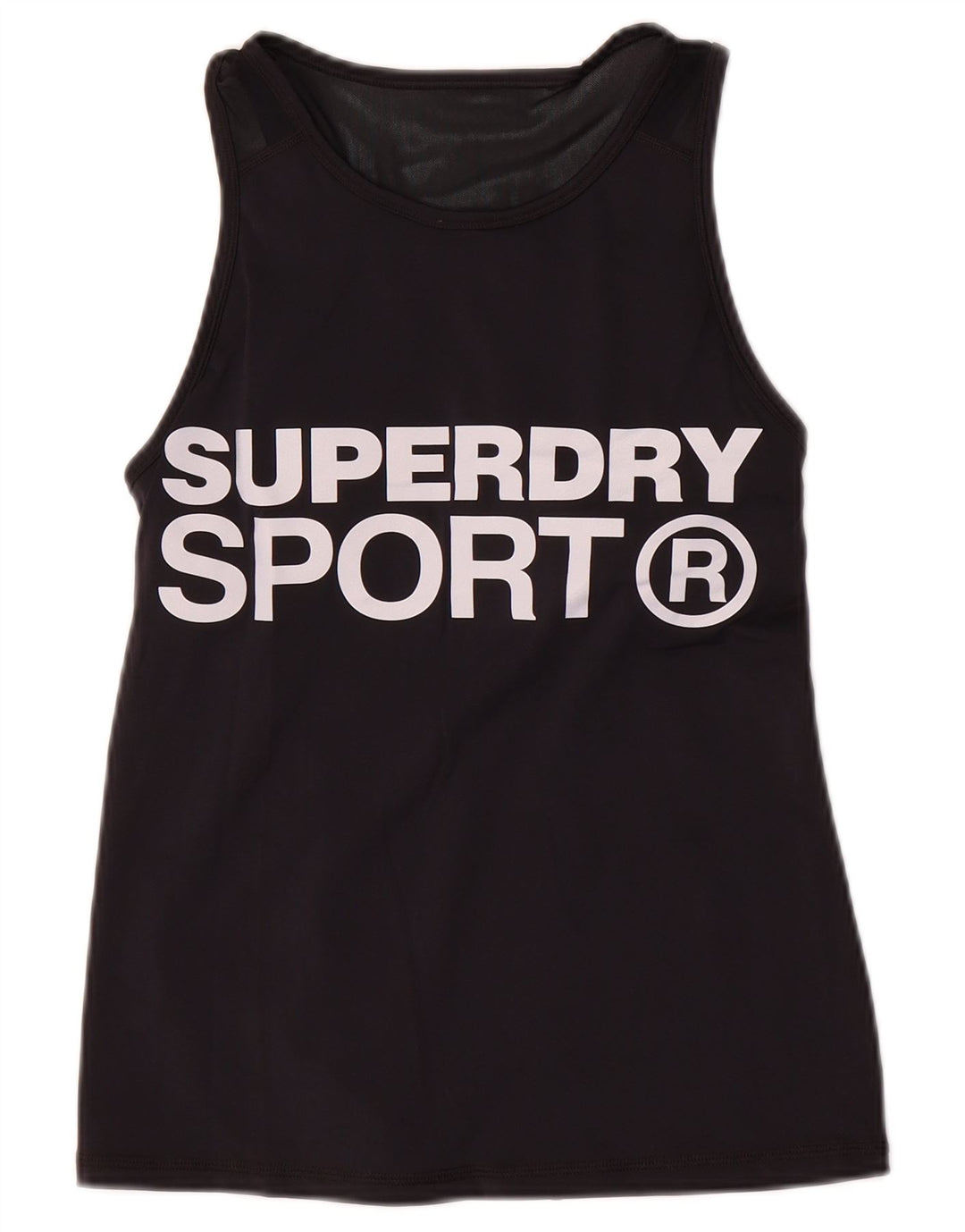 Γυναικείο γραφικό γιλέκο Superdry Top UK 10 Small Black Nylon