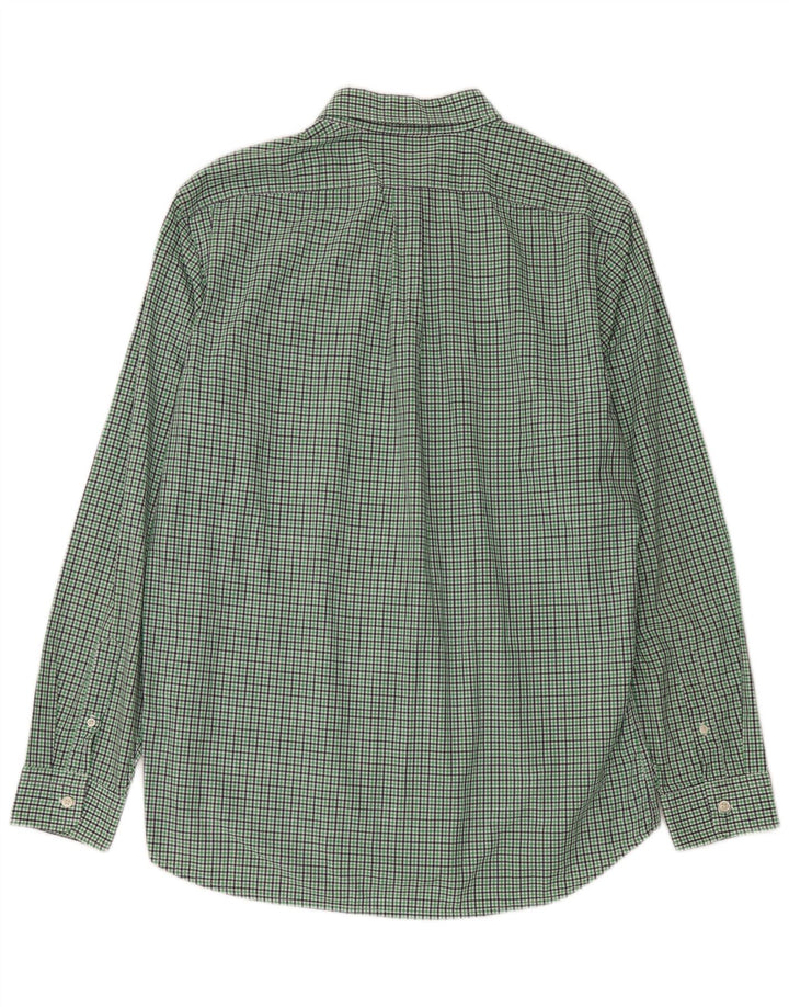 Ανδρικό πουκάμισο Gap Slim Fit XL Green Check Cotton