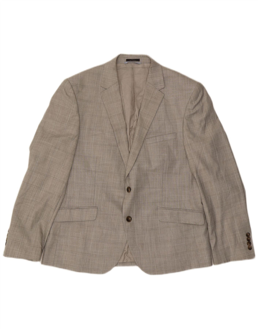 Marks & Spencer Ανδρικό σακάκι με 2 κουμπιά σακάκι UK 42 Large Grey Check
