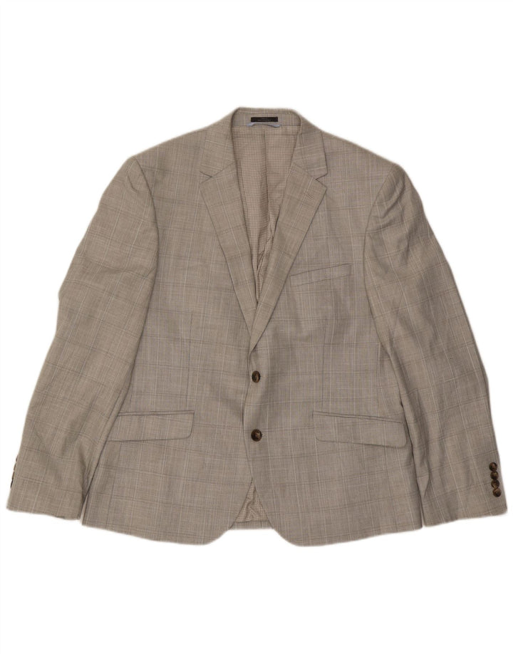 Marks & Spencer Ανδρικό σακάκι με 2 κουμπιά σακάκι UK 42 Large Grey Check