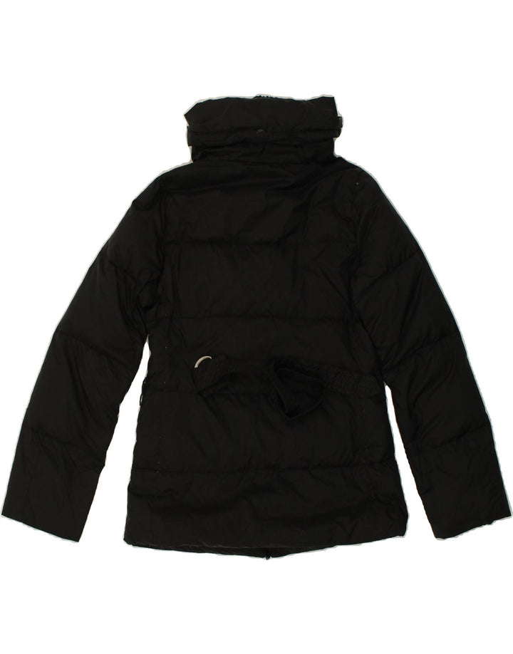 ADIDAS Womens Padded Jacket UK 10 Small Black Polyester Vintage Adidas and Second-Hand Adidas from Messina Hembry 