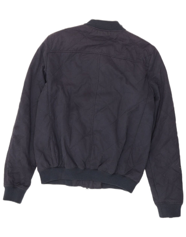 Ανδρικό μπουφάν JACK WILLS Bomber UK 36 Small Navy Blue Cotton