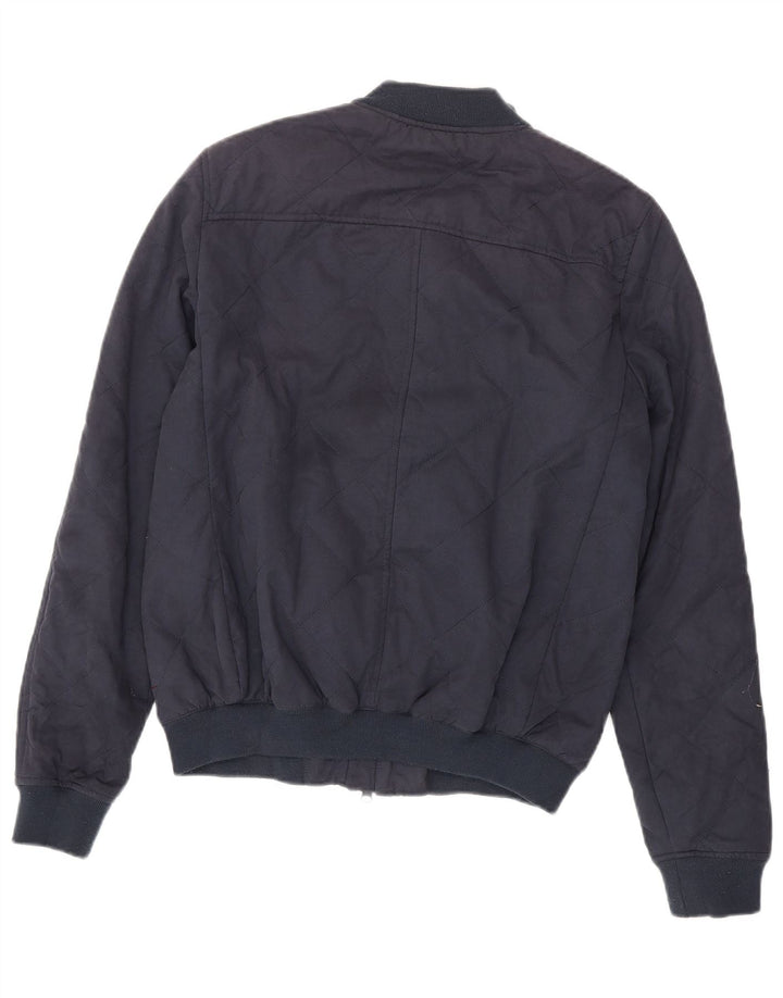 Ανδρικό μπουφάν JACK WILLS Bomber UK 36 Small Navy Blue Cotton