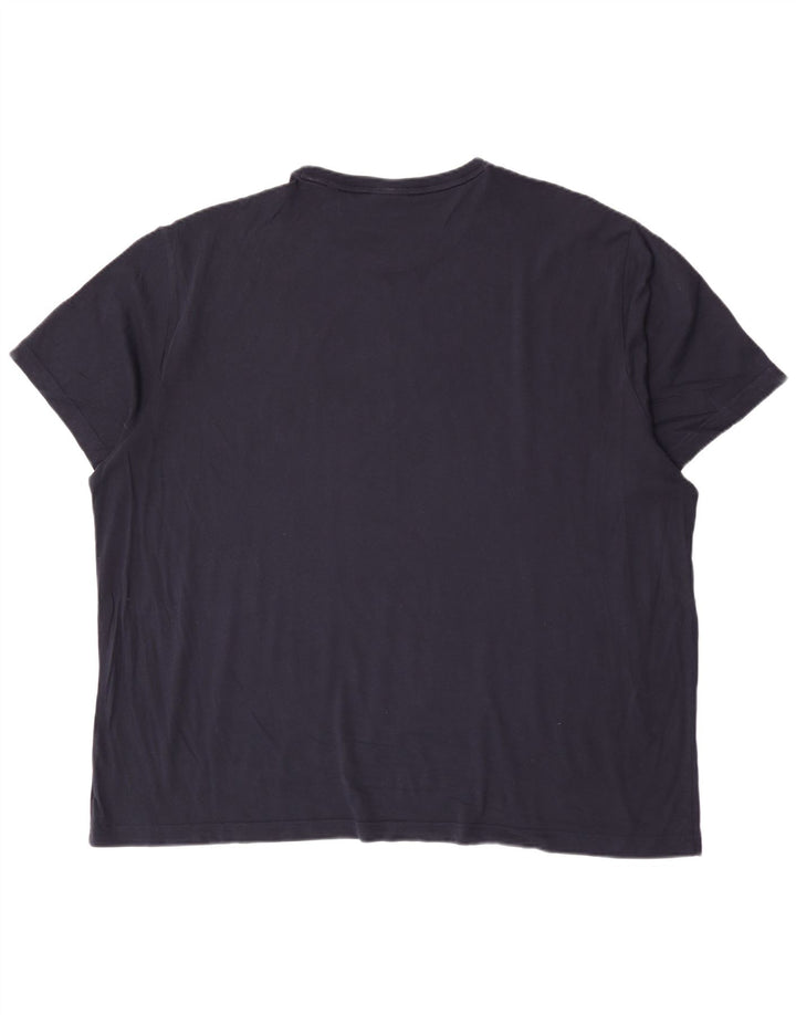 Ανδρικό T-Shirt Gant Top 5XL Navy Blue