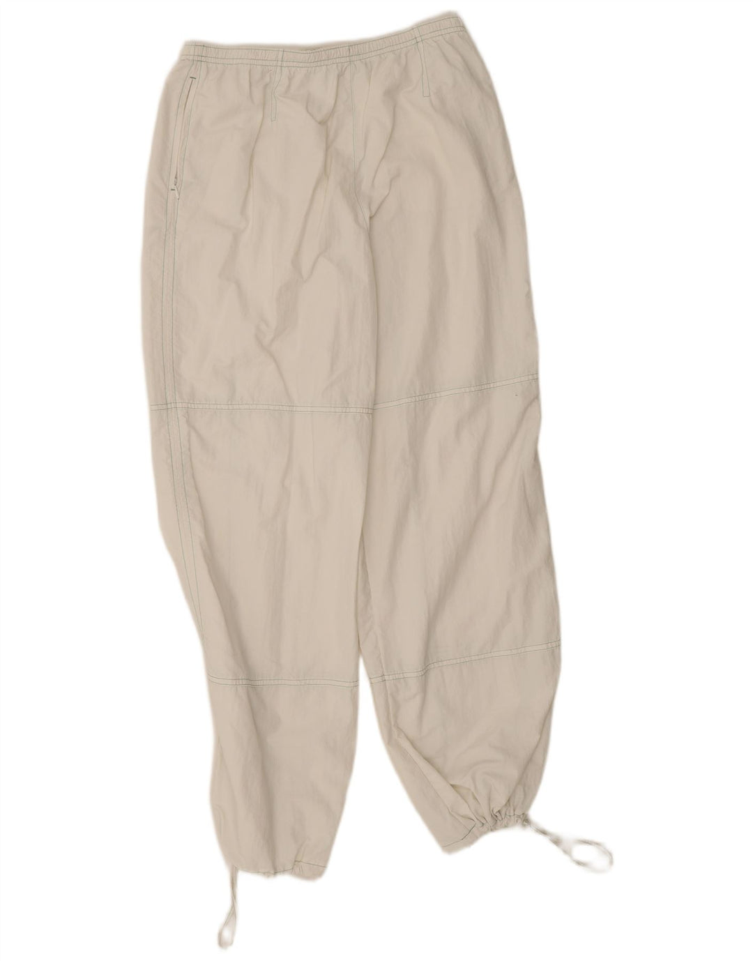 Zara Γυναικείο Joggers Casual Παντελόνι Small W26 L28 White Polyamide