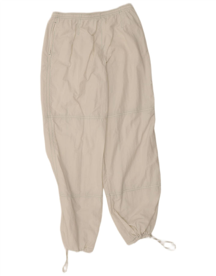 Zara Γυναικείο Joggers Casual Παντελόνι Small W26 L28 White Polyamide