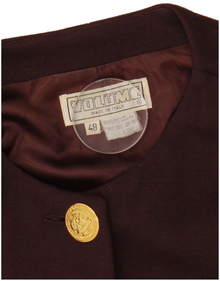 Vintage Γυναικείο Μπουφάν Blazer IT 48 XL Καφέ