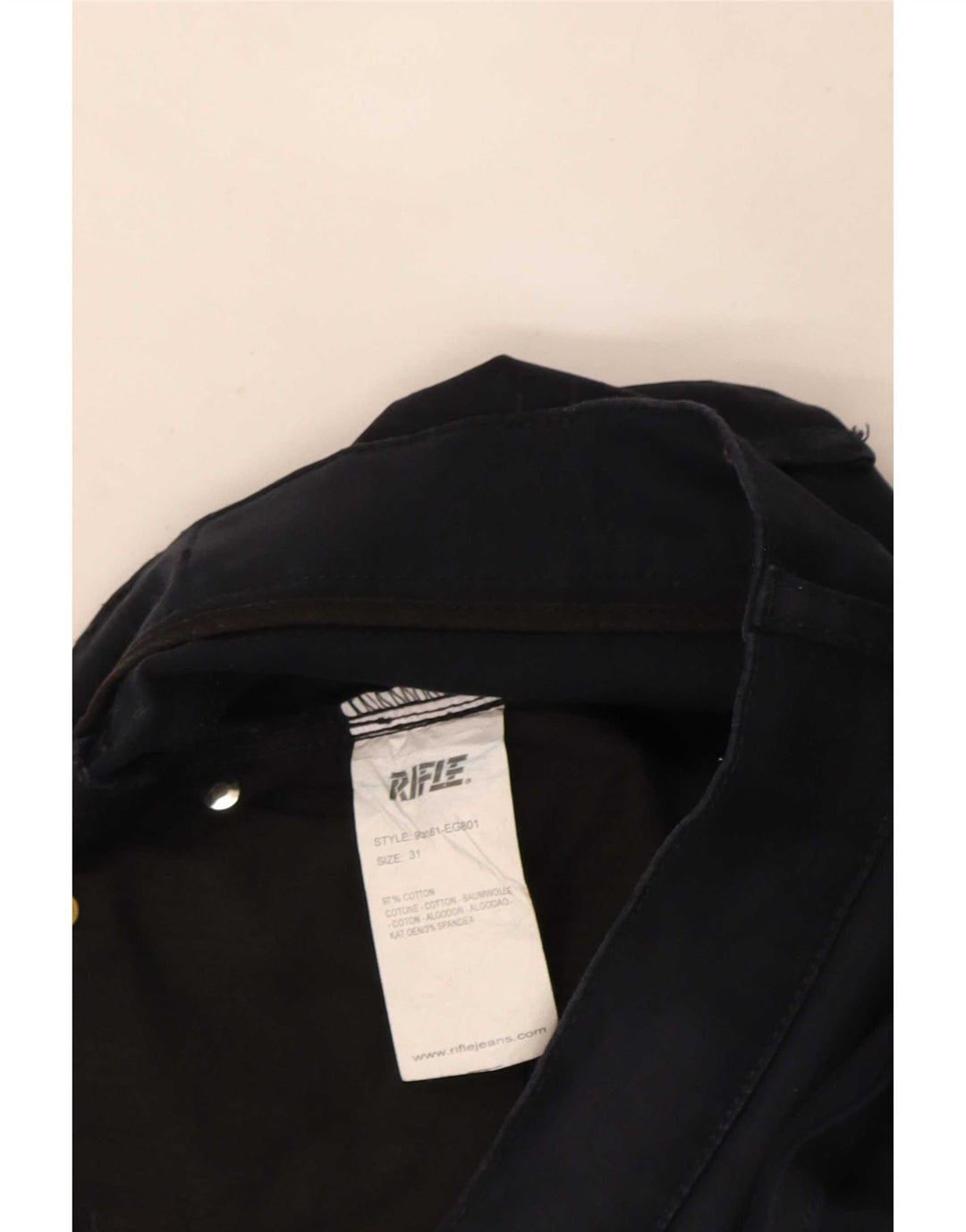 Rifle Ανδρικό Slim Jeans W31 L30 Navy Blue Cotton