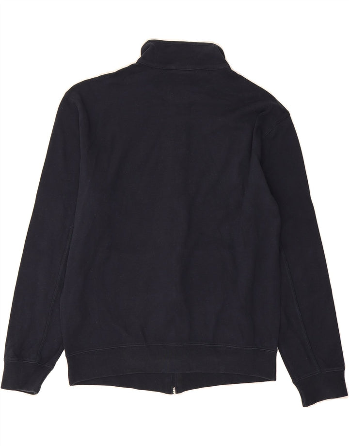 CHAMPION Womens Tracksuit Top Jacket UK 14 Medium Navy Blue Cotton Vintage Champion and Second-Hand Champion from Messina Hembry 