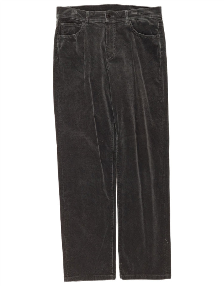 Massimo Dutti Γυναικείο κοτλέ παντελόνι EU 40 Medium W30 L31 Navy Blue