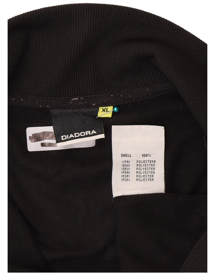 Ανδρική φόρμα Diadora Top Jacket XL Μαύρο Πολυεστέρας