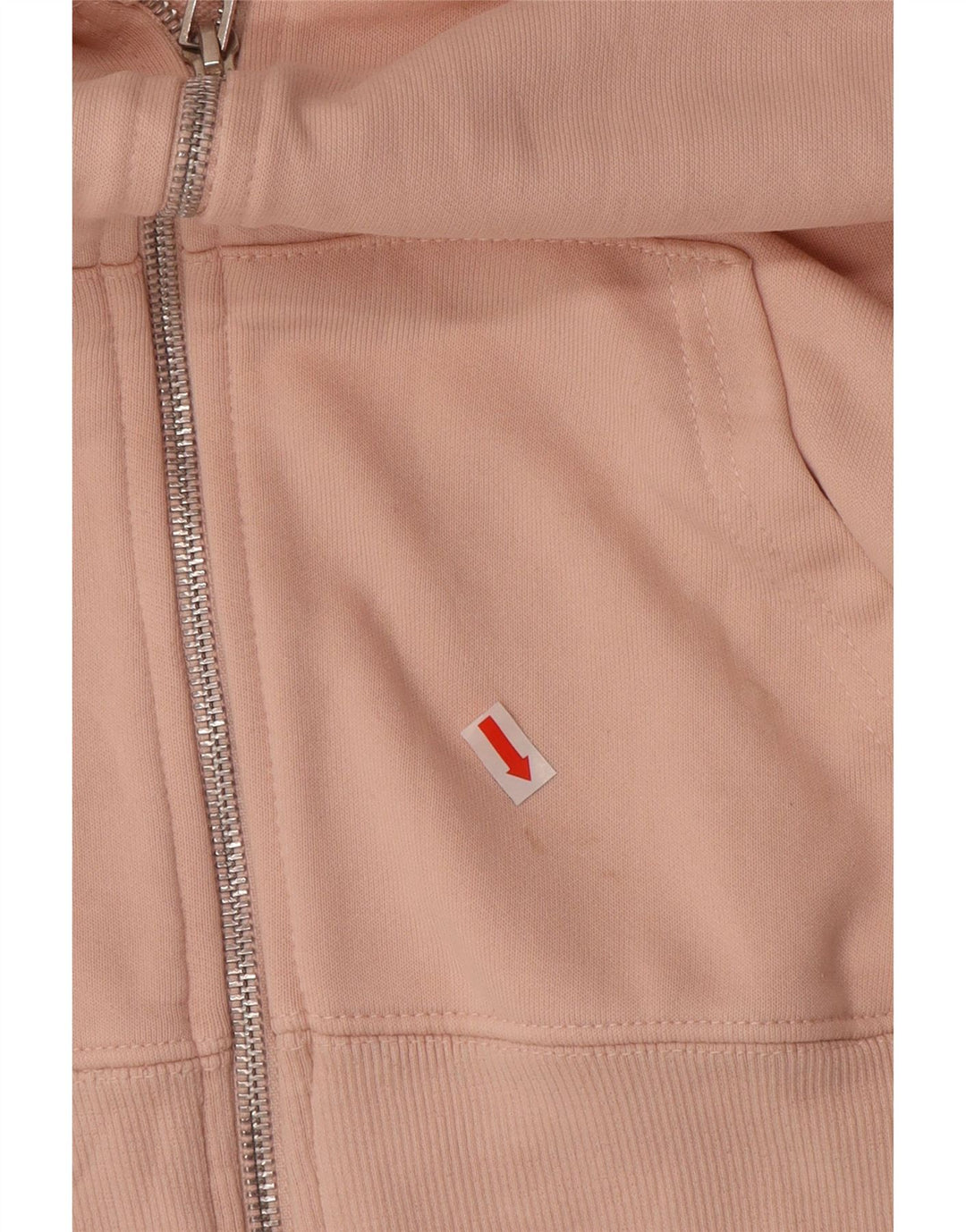 Πουλόβερ ZARA Girls Zip Hoodie 8-9 ετών Ροζ Βαμβακερό