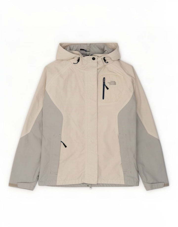Το γυναικείο τζάκετ North Face Windbreaker UK 16 Large White Colourblock