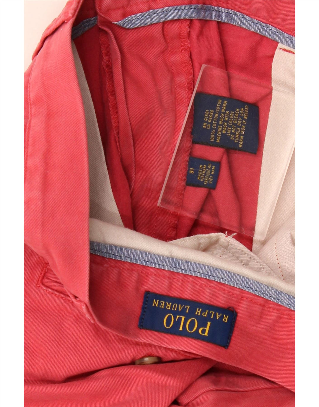 Ανδρικό σορτς Chino POLO RALPH LAUREN W31 Μεσαίο κόκκινο βαμβακερό