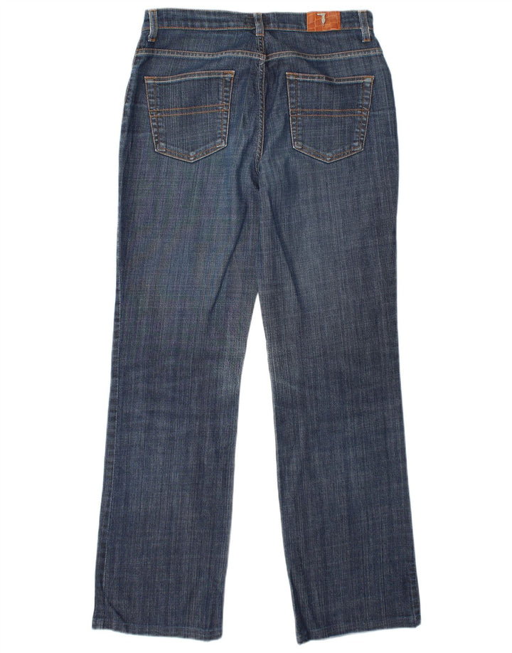 TRUSSARDI Γυναικείο ίσιο τζιν W30 L31 Μπλε βαμβακερό