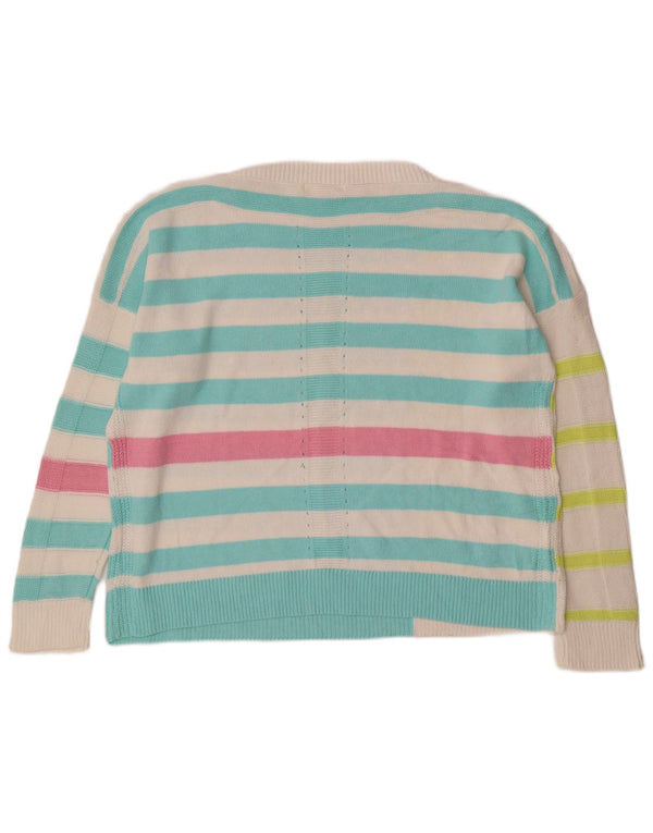 White Stuff Womens Boat Neck Jumper Sweater UK 16 Large Multicoloured