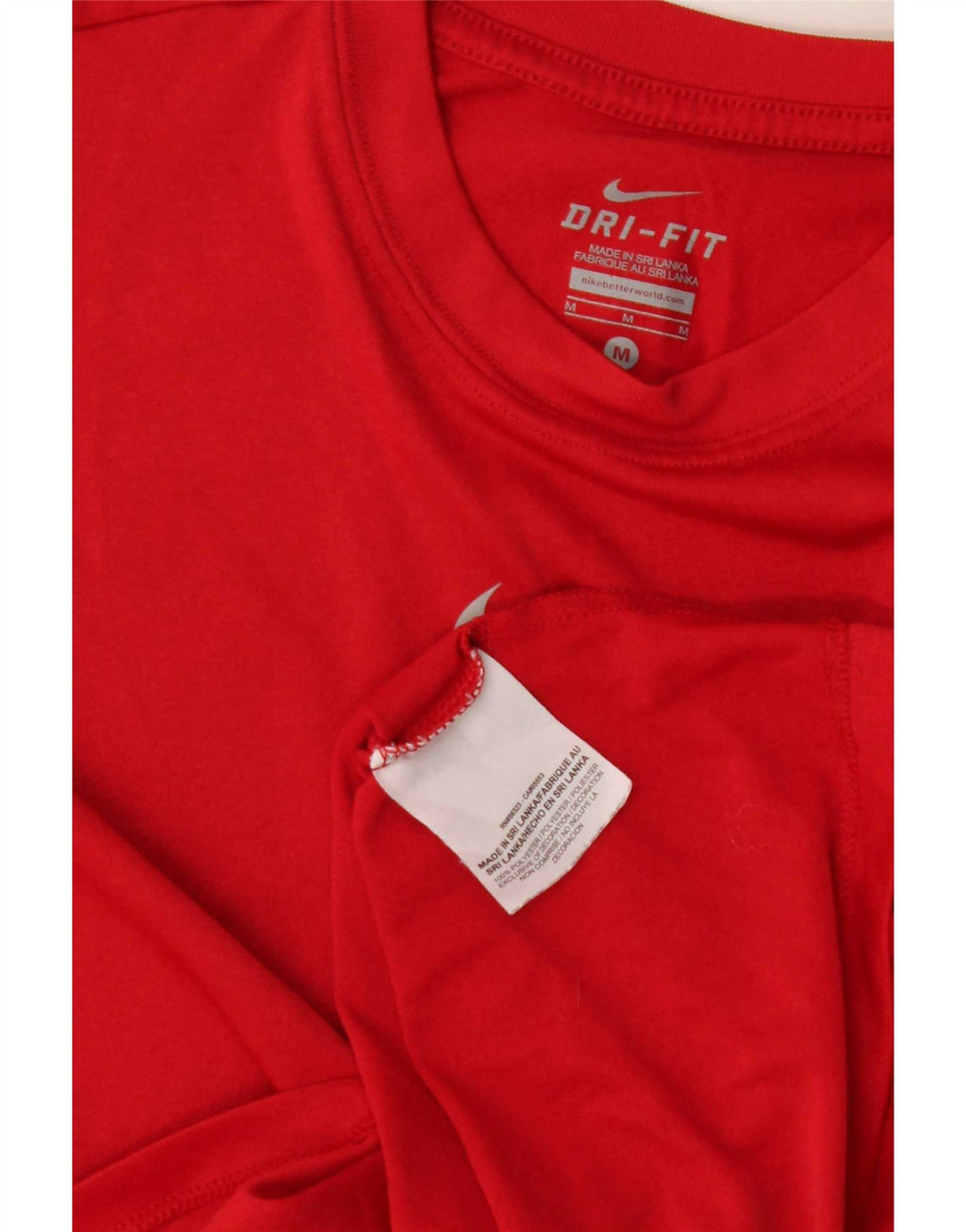 T-shirt Nike Boys Dri Fit Top 10-11 ετών Μεσαίο κόκκινο πολυεστέρα