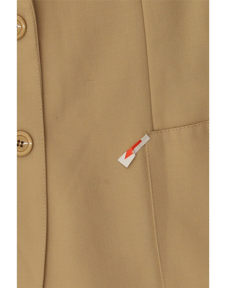 Vintage Γυναικείο Μπουφάν Blazer με 2 Κουμπιά IT 42 Medium Beige