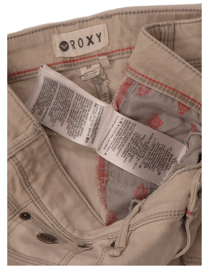 Γυναικείο Skinny Jeans ROXY W27 L27 Γκρι βαμβακερό