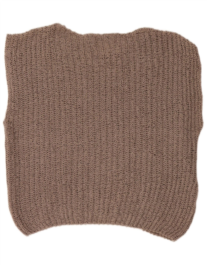 Zara Γυναικείο Γιλέκο Oversized Tank Top UK 10 Small Beige
