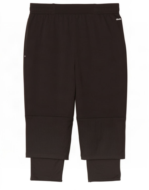 Παντελόνι αθλητικής φόρμας Adidas Boys Adizero Capri 13-14 ετών μαύρο πολυεστέρα