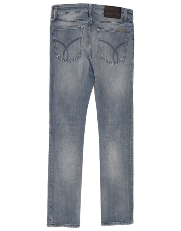 CALVIN KLEIN Γυναικείο Super Skinny Jeans W31 L32 Μπλε βαμβακερό