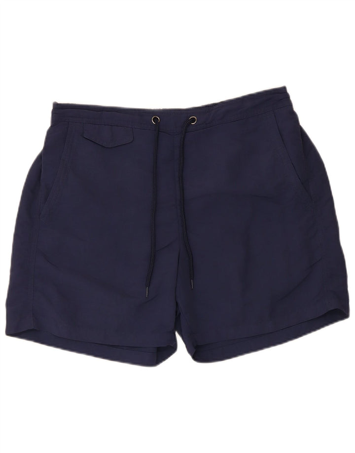 Ανδρικό σορτς κολύμβησης Ted Baker 4 Μεγάλο Navy Blue Polyamide