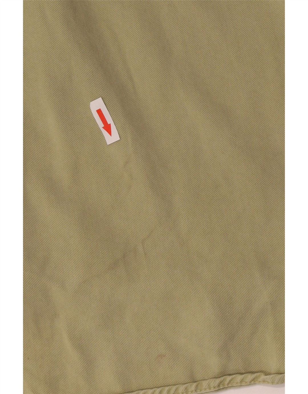 Zara Γυναικείο τζιν πουκάμισο UK 10 Small Khaki Lyocell