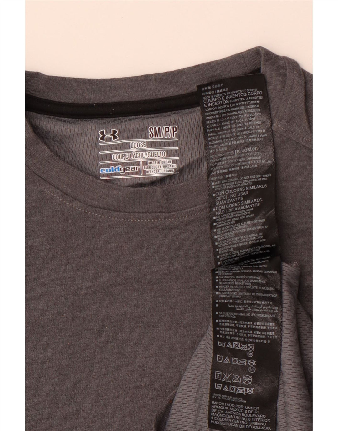 Ανδρικό μπλουζάκι με κρύο εξοπλισμό UNDER Armour Top Small Grey Polyester