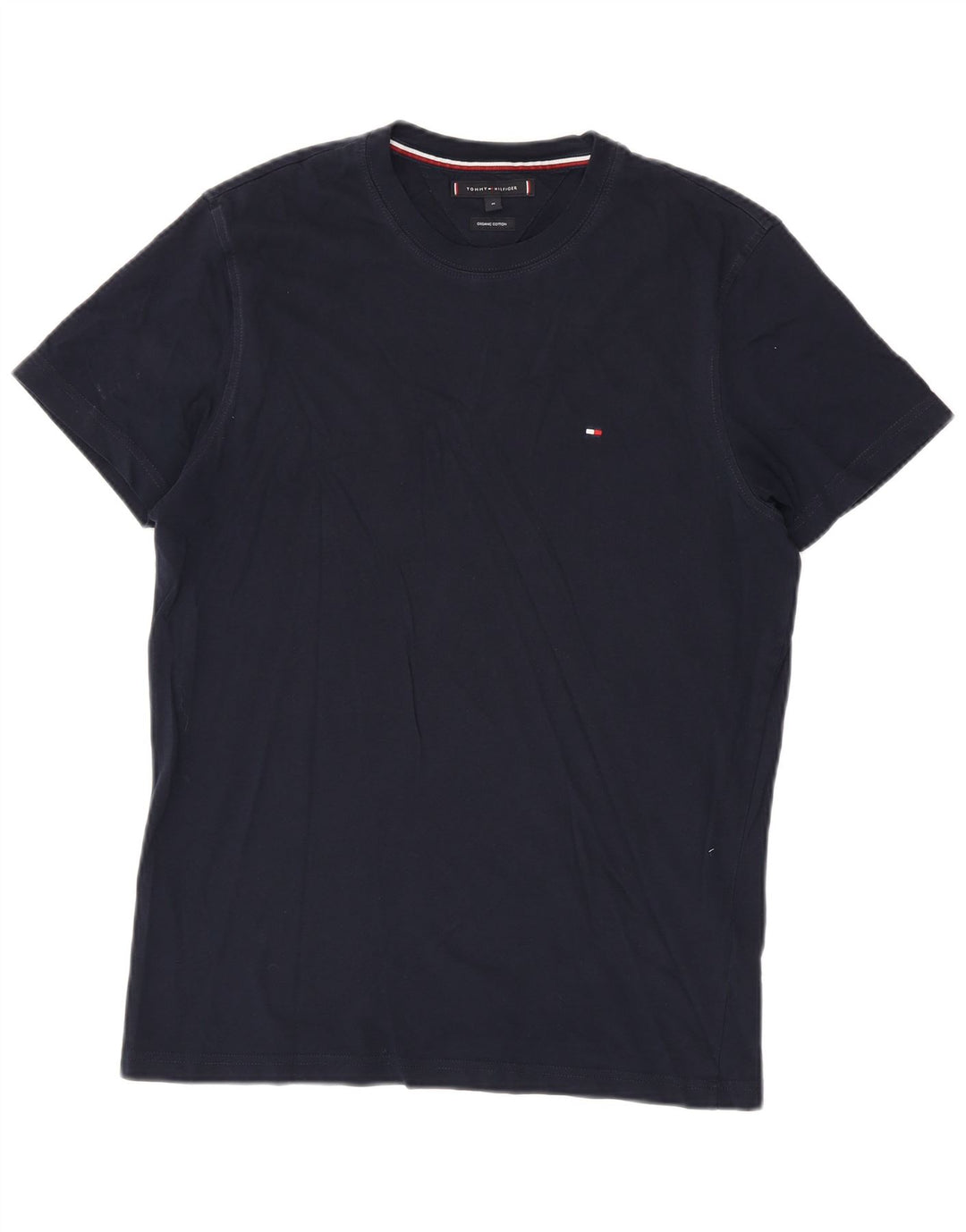 Ανδρικό T-Shirt Tommy Hilfiger Τοπ μεσαίου μπλε βαμβακερό