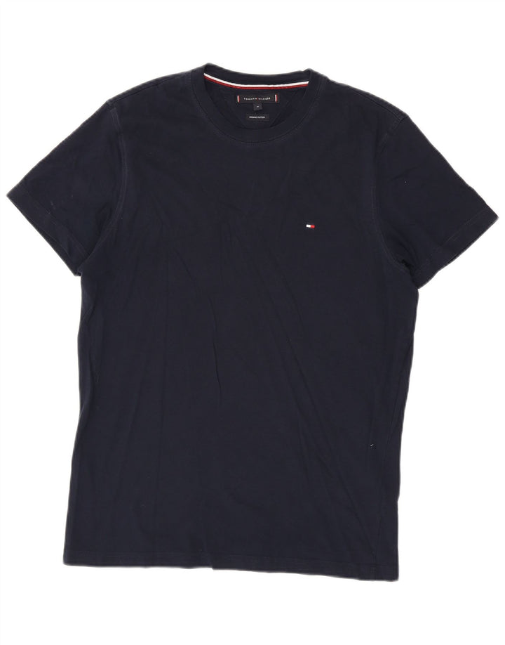 Ανδρικό T-Shirt Tommy Hilfiger Τοπ μεσαίου μπλε βαμβακερό