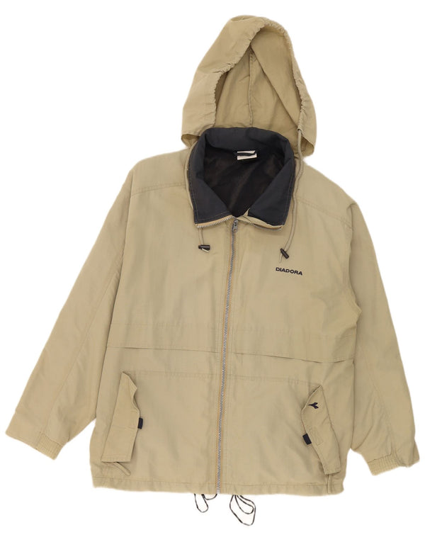 Diadora Ανδρικό μπουφάν βροχής με κουκούλα UK 40 Large Khaki