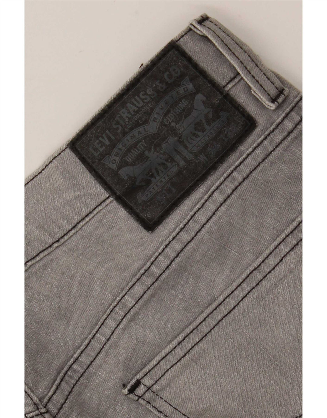 Levi's Mens 511 Tapered Slim Jeans W34 L32 Γκρι βαμβακερό