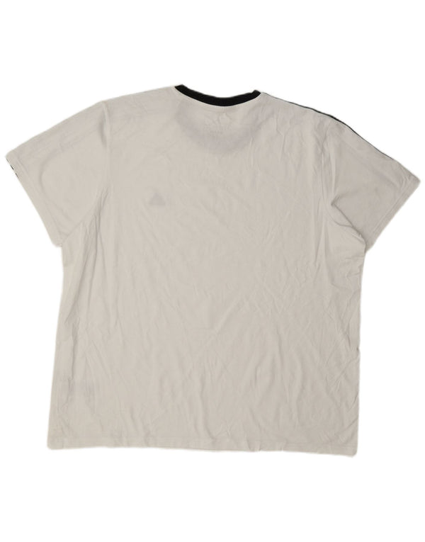 Adidas Γυναικείο T-Shirt Top UK 20/22 XL Λευκό βαμβακερό