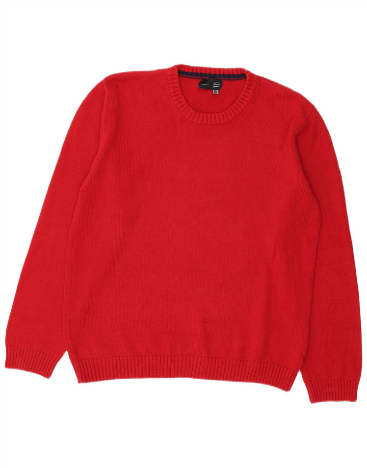Ανδρικό πουλόβερ Gas Crew Neck Jumper XL Κόκκινο βαμβακερό