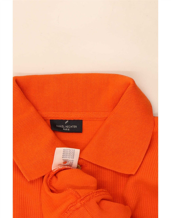 Daniel Hechter Ανδρικό πουλόβερ Polo Neck Jumper IT 50 Βαμβακερό μεσαίο πορτοκαλί