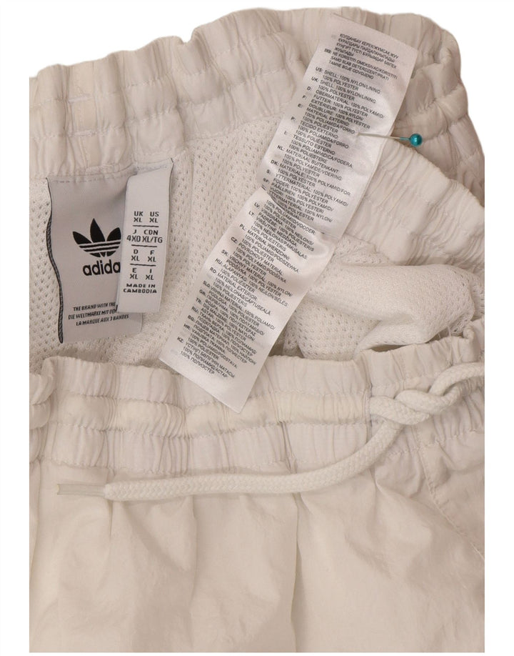 Ανδρικό σορτς κολύμβησης Adidas XL λευκό πολυεστέρα