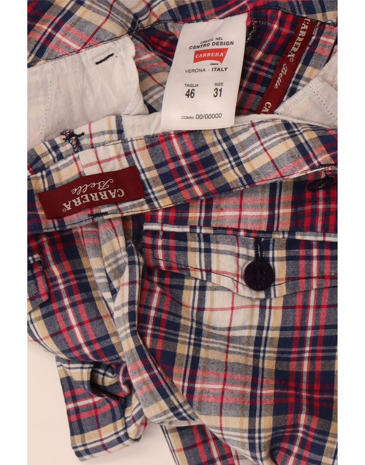 Carrera Γυναικείο Σορτς Chino Μεγάλο W31 Πολύχρωμο βαμβακερό