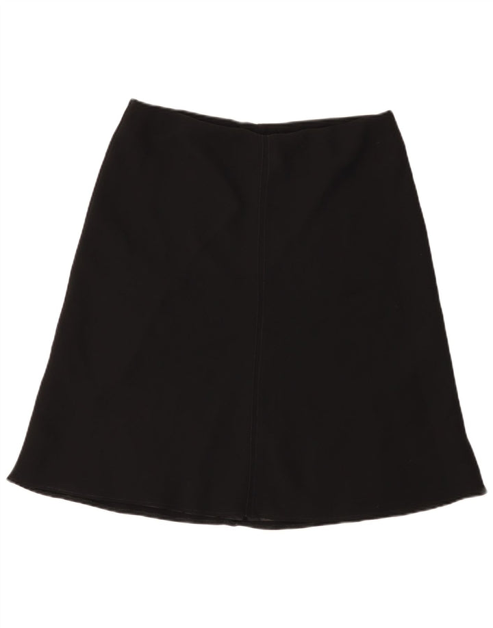Marks & Spencer Γυναικεία φούστα A-Line UK 14 Large W32 Μαύρο Πολυεστέρας